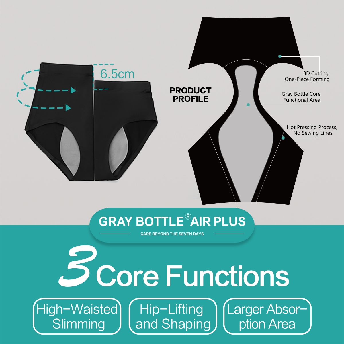 Gray Bottle Air Plus-High-Waisted Far-Infrared Edition-2