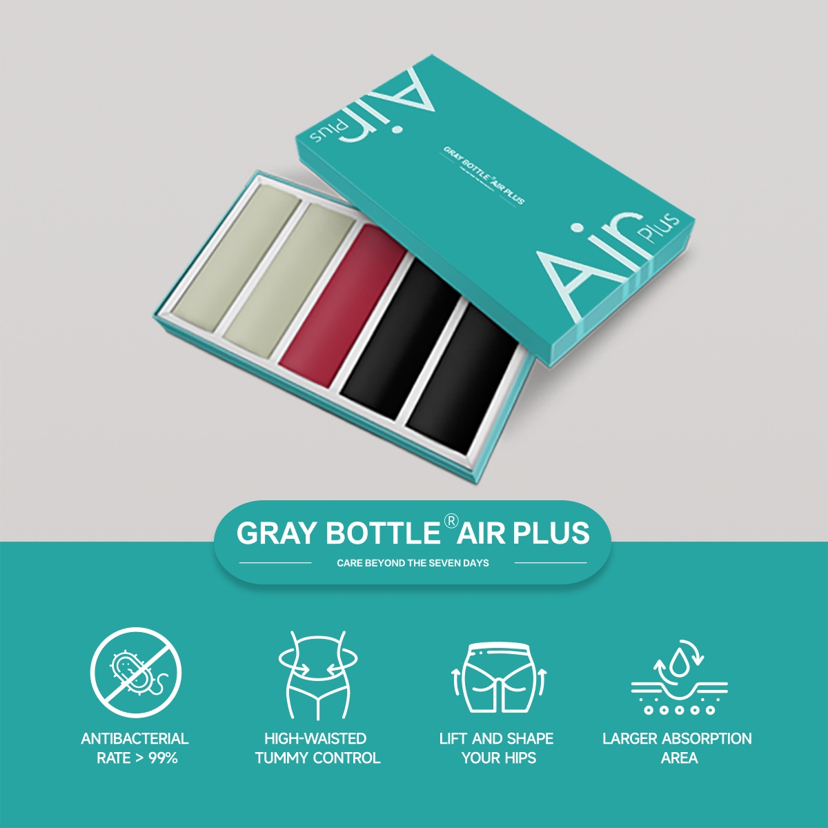 Gray Bottle Air Plus-High-Waisted Far-Infrared Edition-3